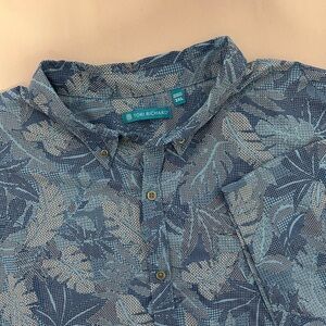 Tori Richard  Hawaiian Men's Shirt Size 3XL Digital Tropical Print Beach Resort